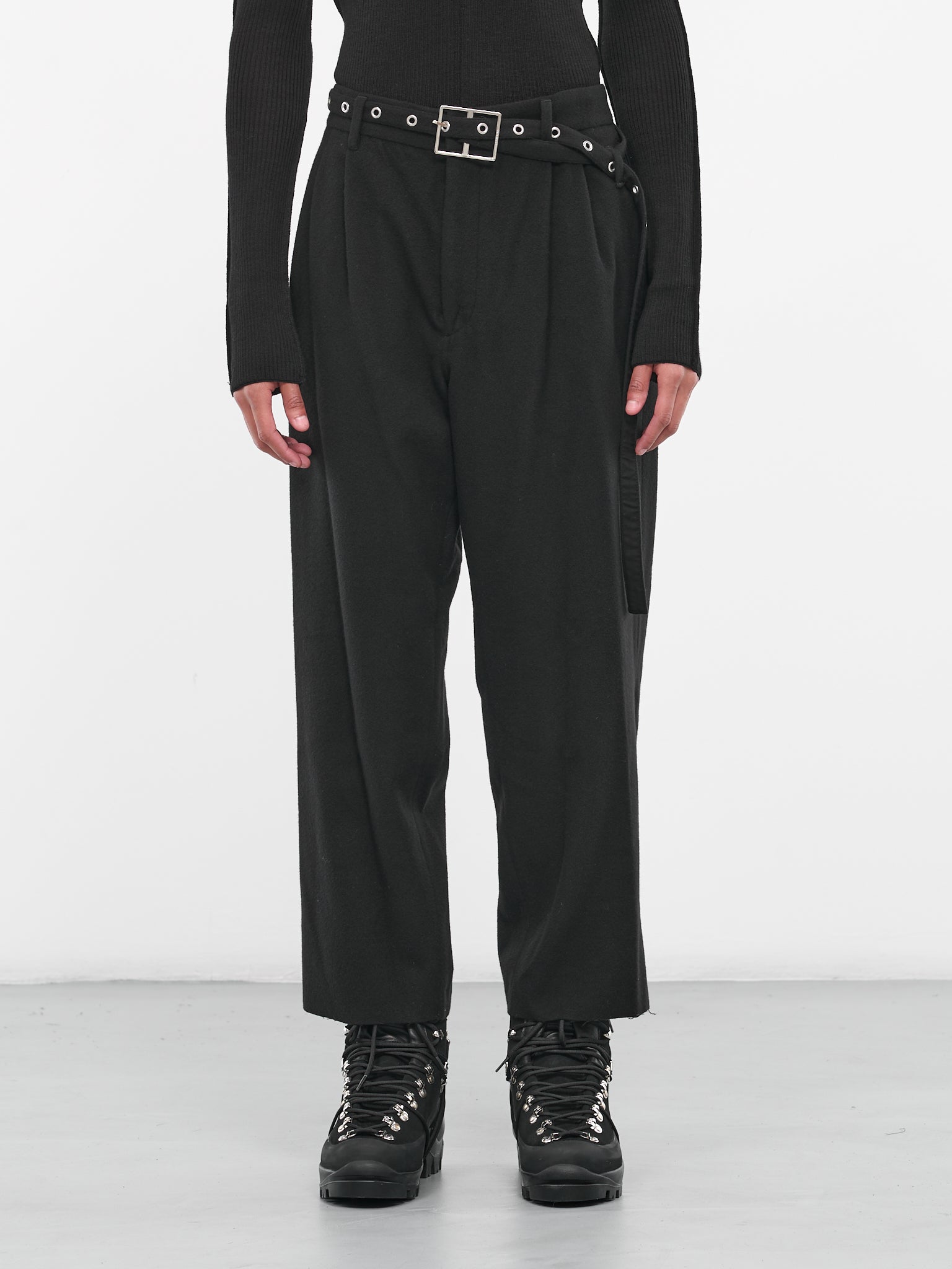 Straight Trousers (B-PT10-BLACK)