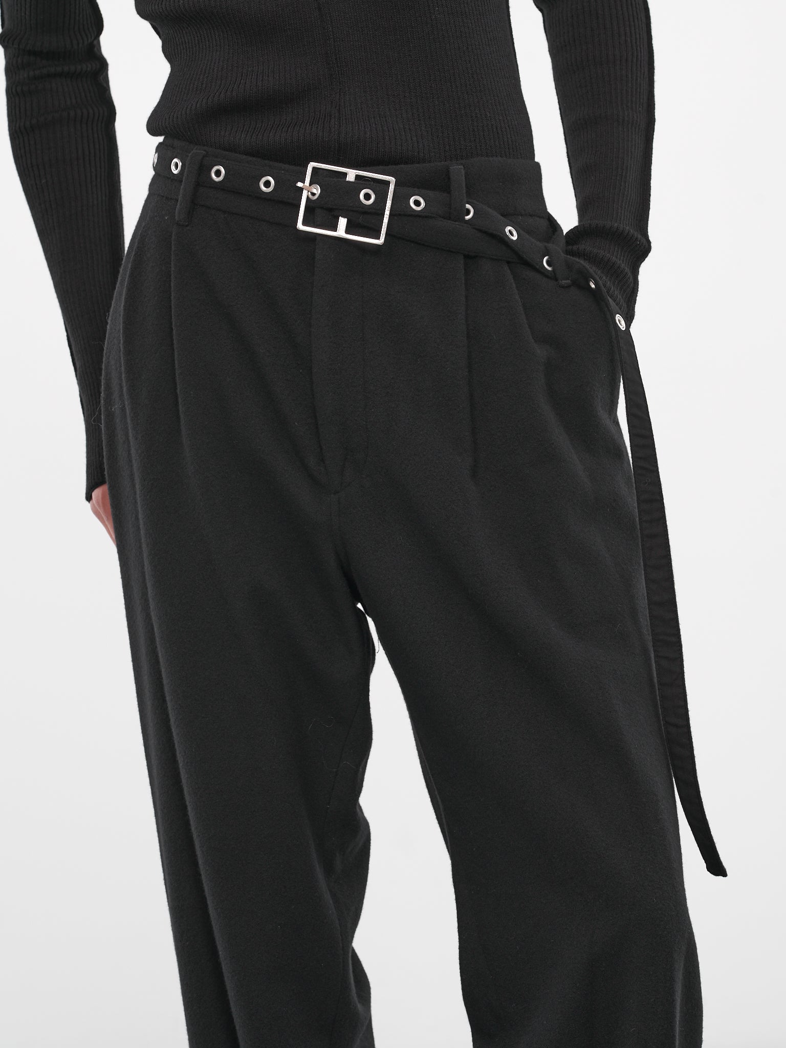 Straight Trousers (B-PT10-BLACK)