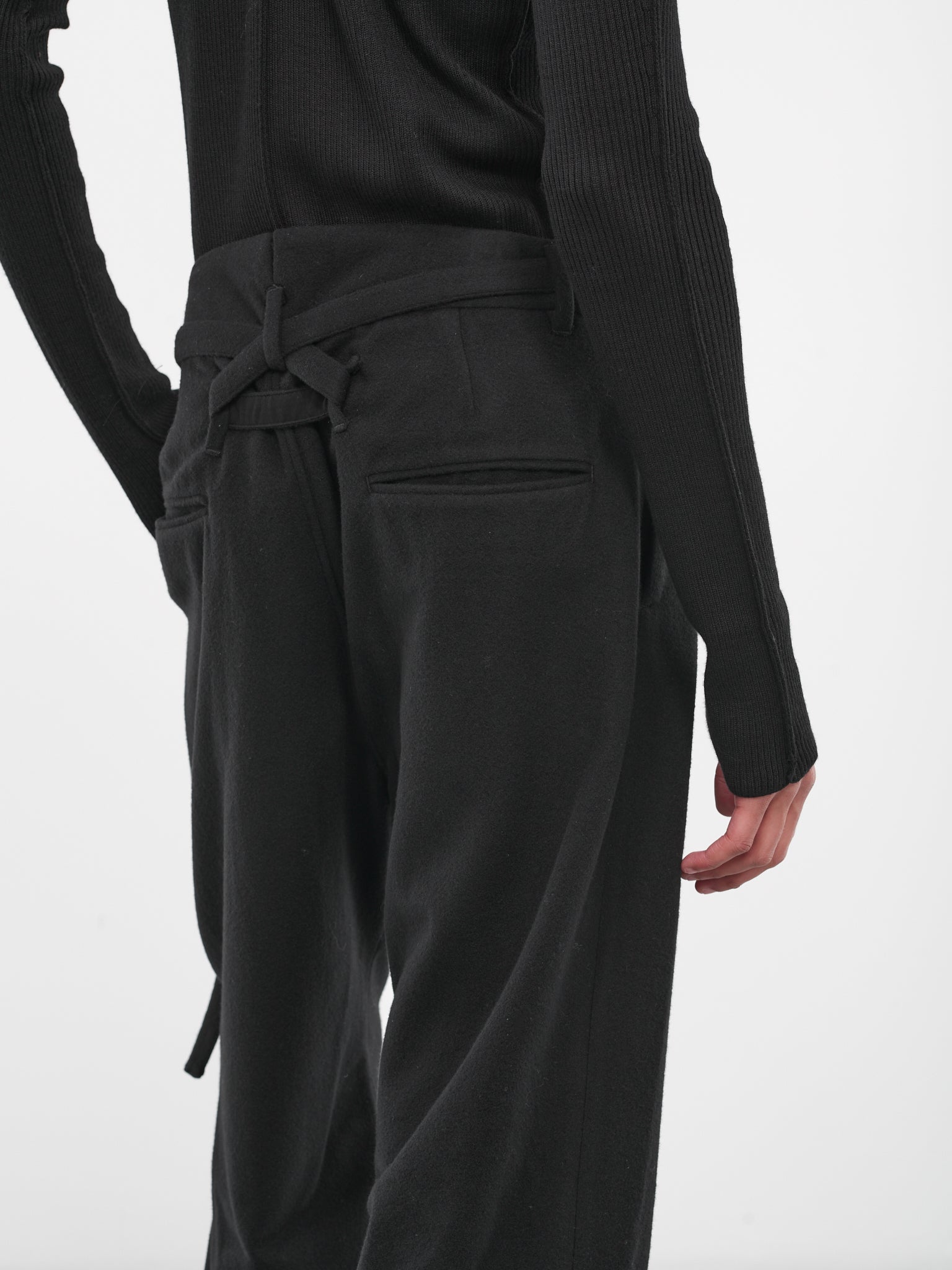 Straight Trousers (B-PT10-BLACK)