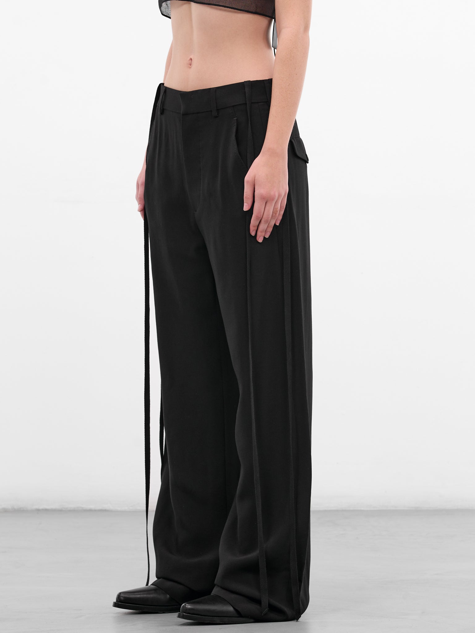 Anneke Black Comfort Tailored Trousers (B0010192-FA558-BLACK)