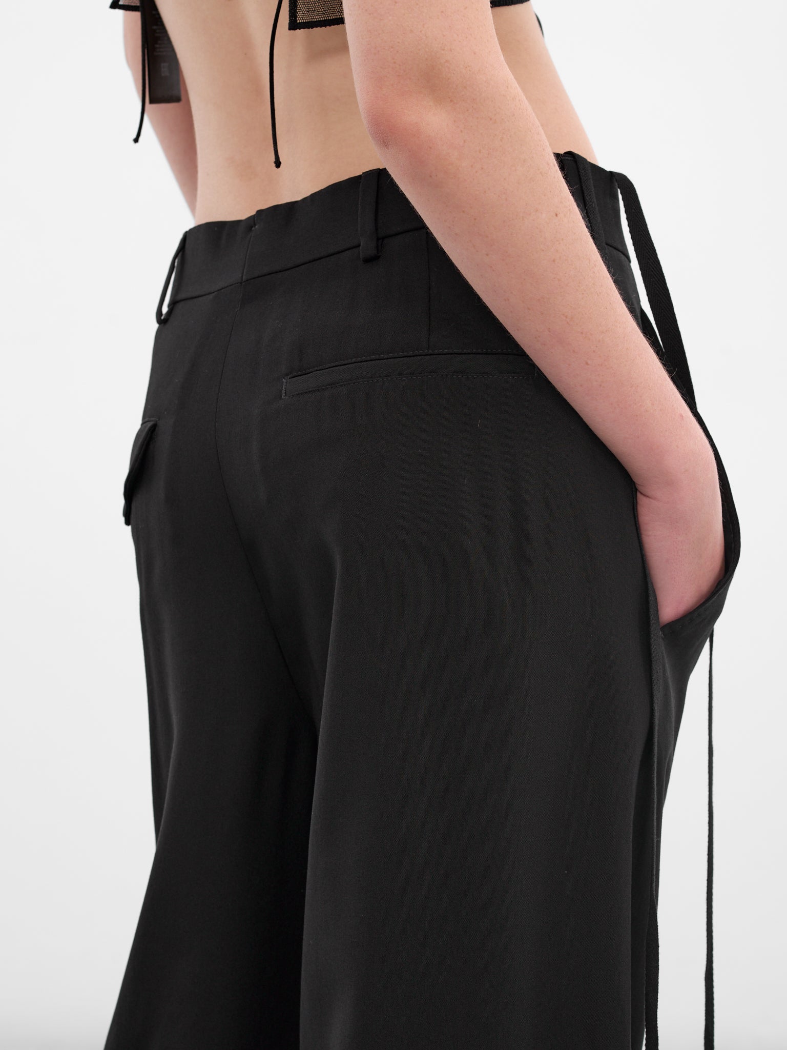 Anneke Black Comfort Tailored Trousers (B0010192-FA558-BLACK)