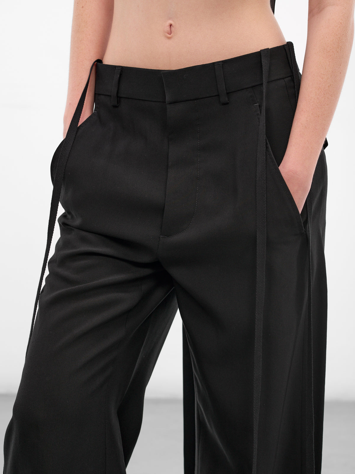 Anneke Black Comfort Tailored Trousers (B0010192-FA558-BLACK)