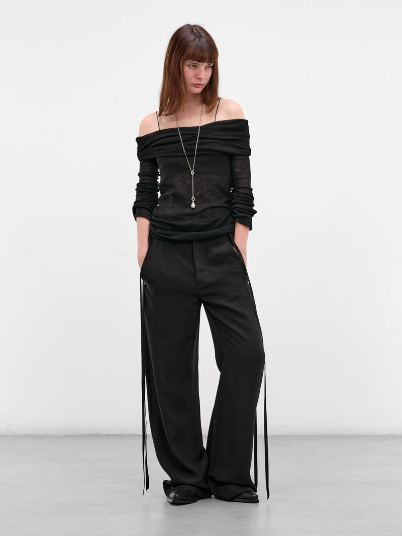 Anneke Black Comfort Tailored Trousers (B0010192-FA558-BLACK)