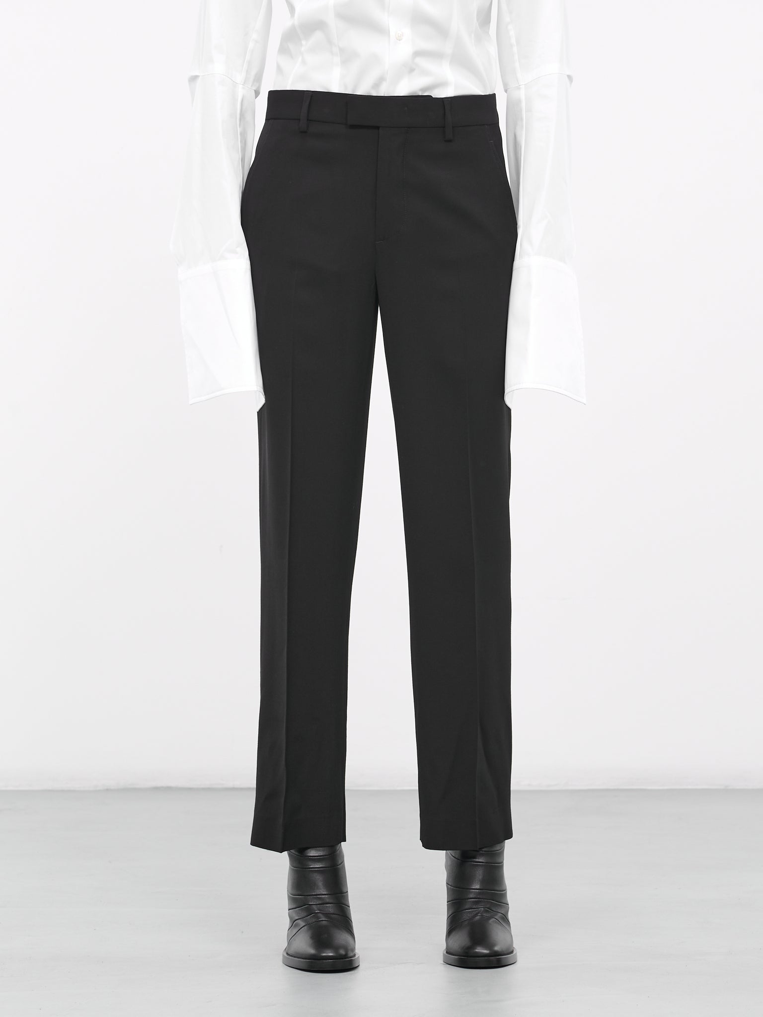 Ann Demeulemeester H.Lorenzo Gaelle Cropped Trousers B0011425 FA342 099 BLACK 44 Black