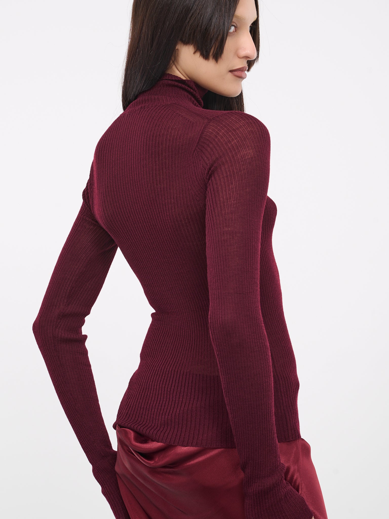 Marlena Sweater (B0011499-KN027-037-BURGUNDY)