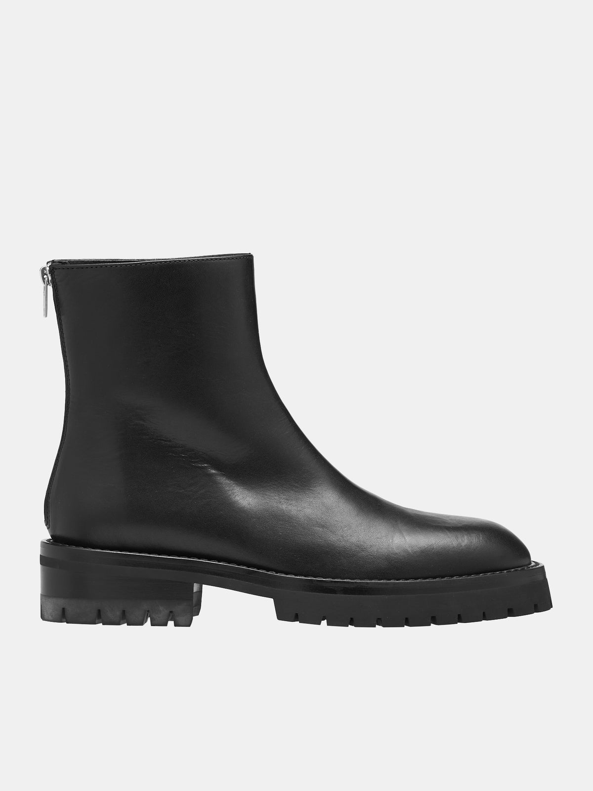 Back Zip Boots (B0011537-LT121-099-BLACK)