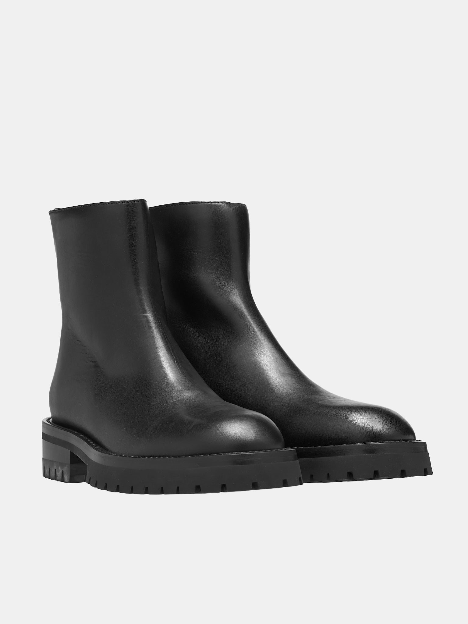 Back Zip Boots (B0011537LT121099BLACK)