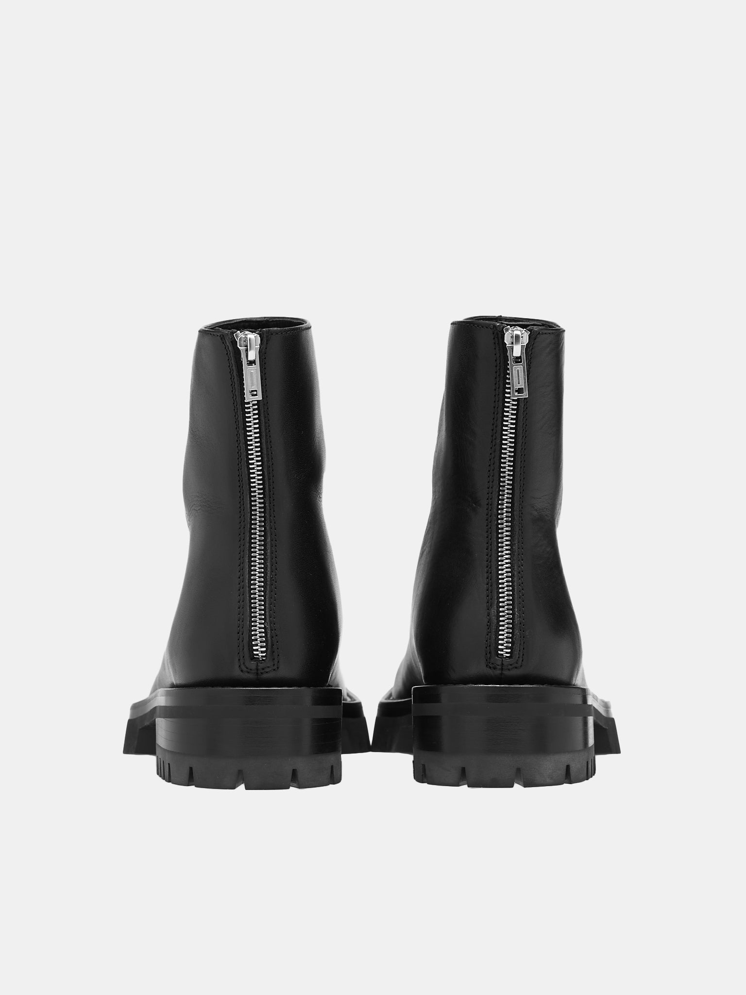 Back Zip Boots (B0011537-LT121-099-BLACK)