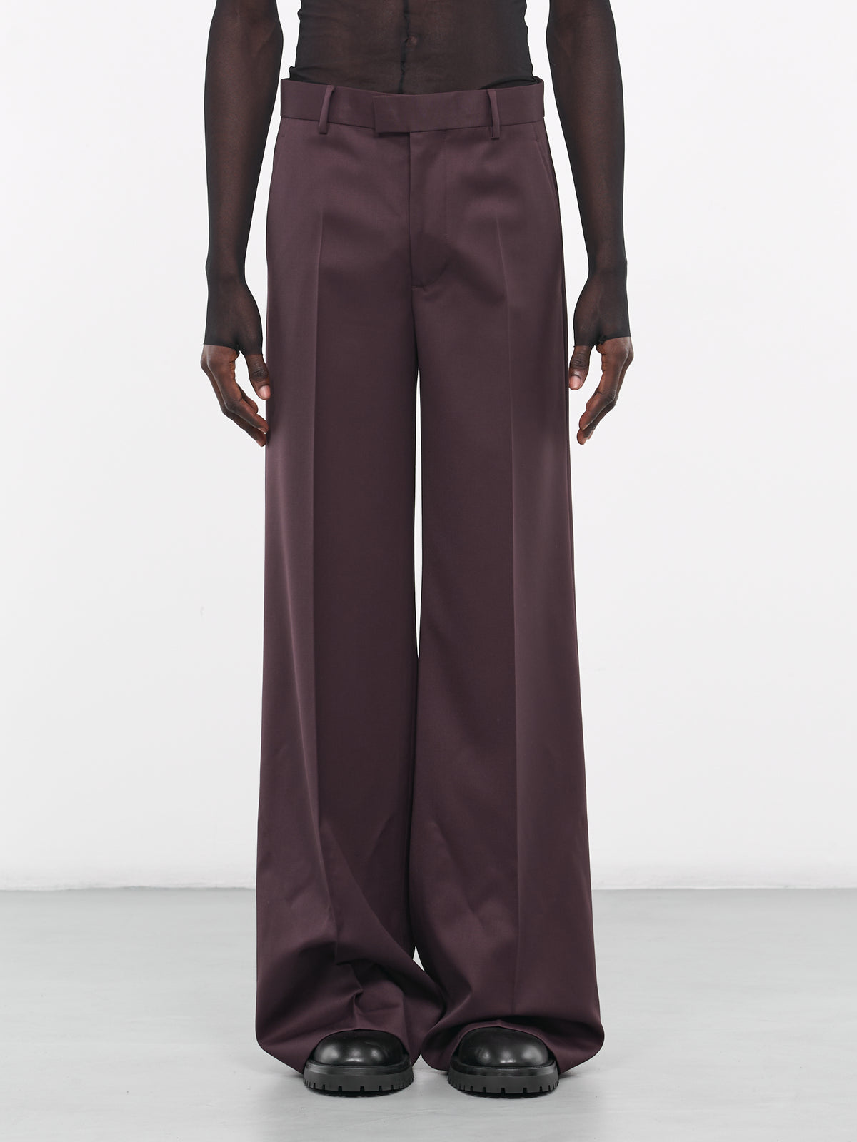 Achaz Trousers (B0011606-FA367-038-AUBERGINE)