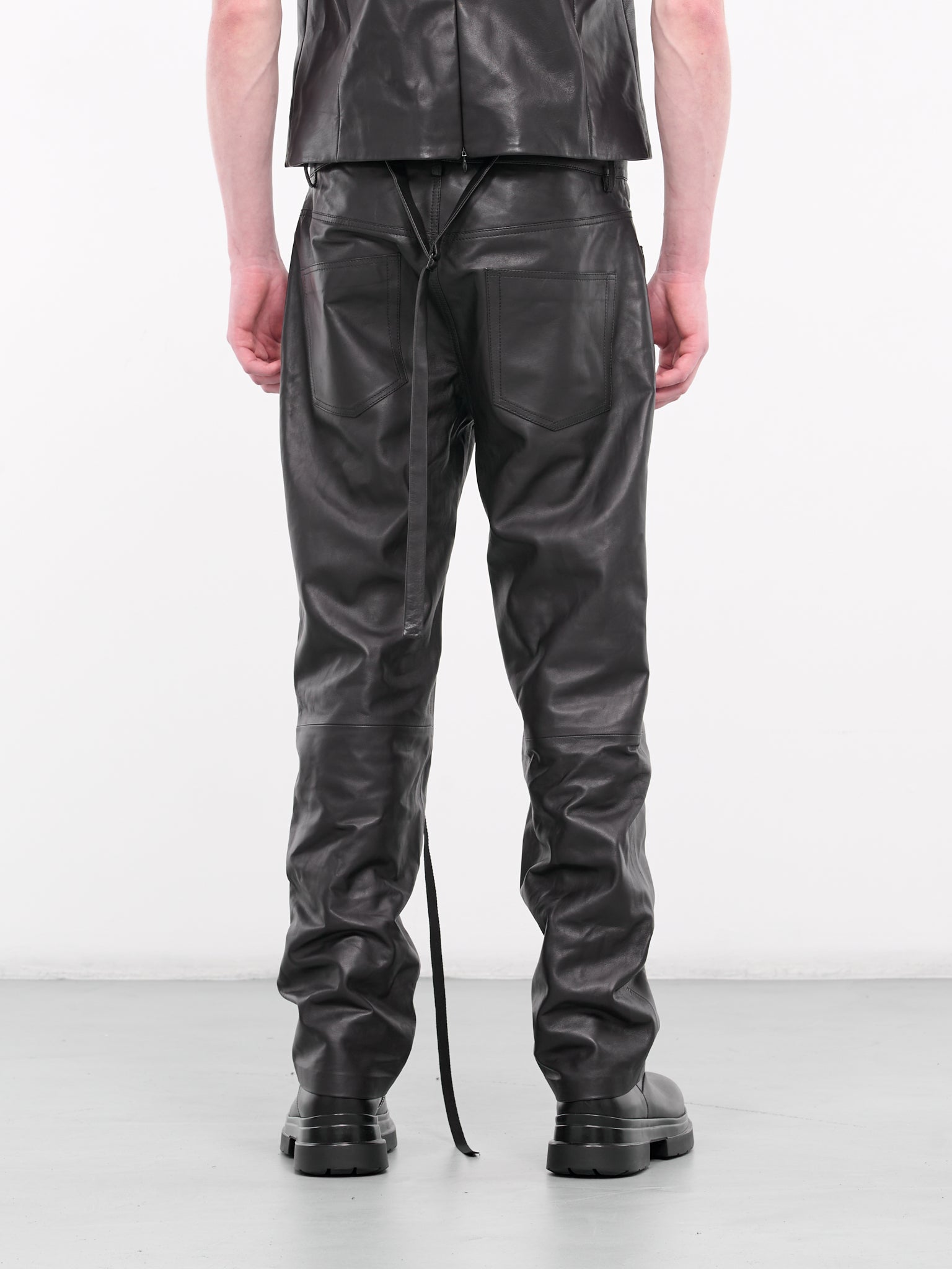 Govaart Leather Trousers (B0011712-LT127-BLACK)
