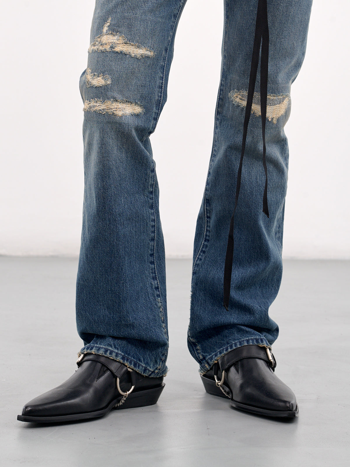 Distressed Vintage Jeans (B0011713-FA631-VINTAGE-BLUE)