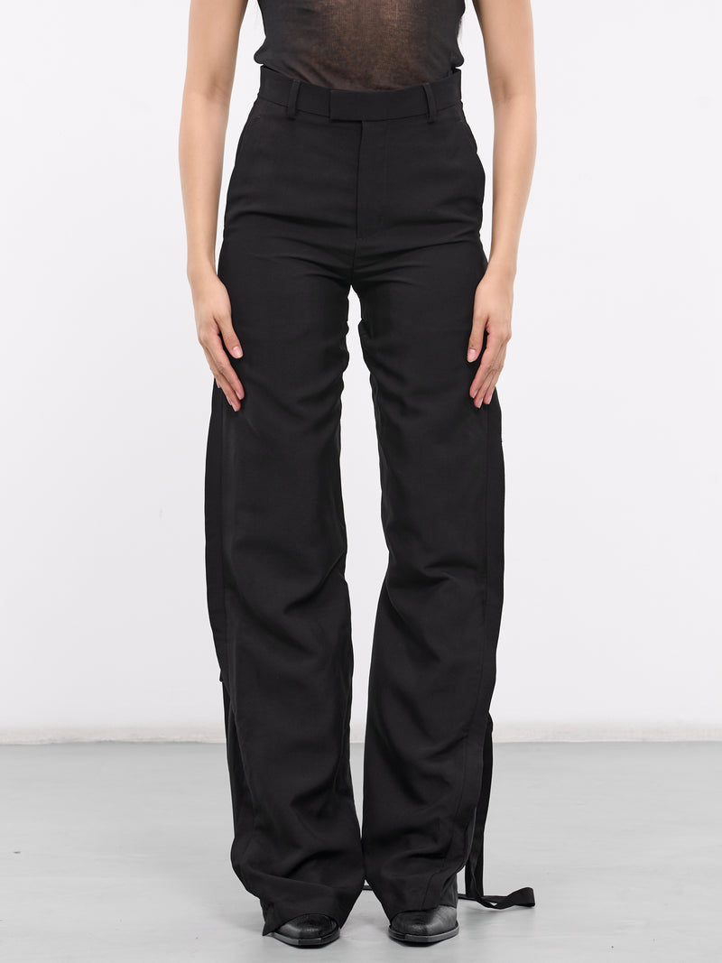Andersson Bell double-waist cargo trousers - YELLOW BEIGE