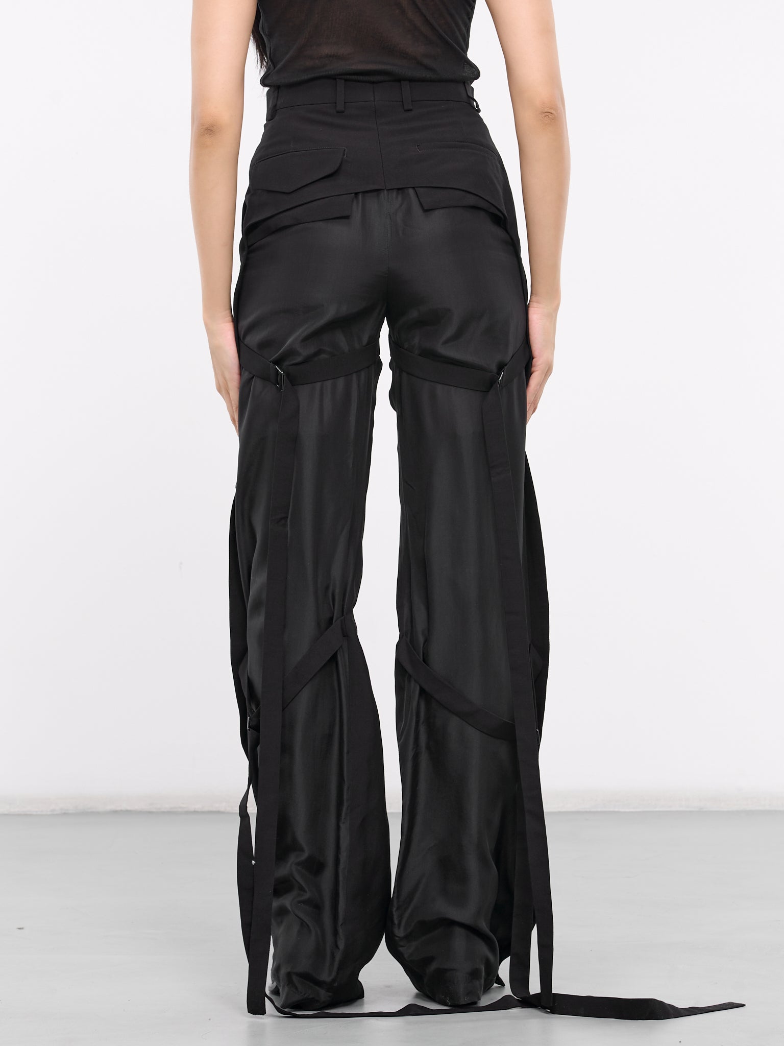 Aude Double Layer Trousers (B0011893-FA423-AUDE-BLACK)