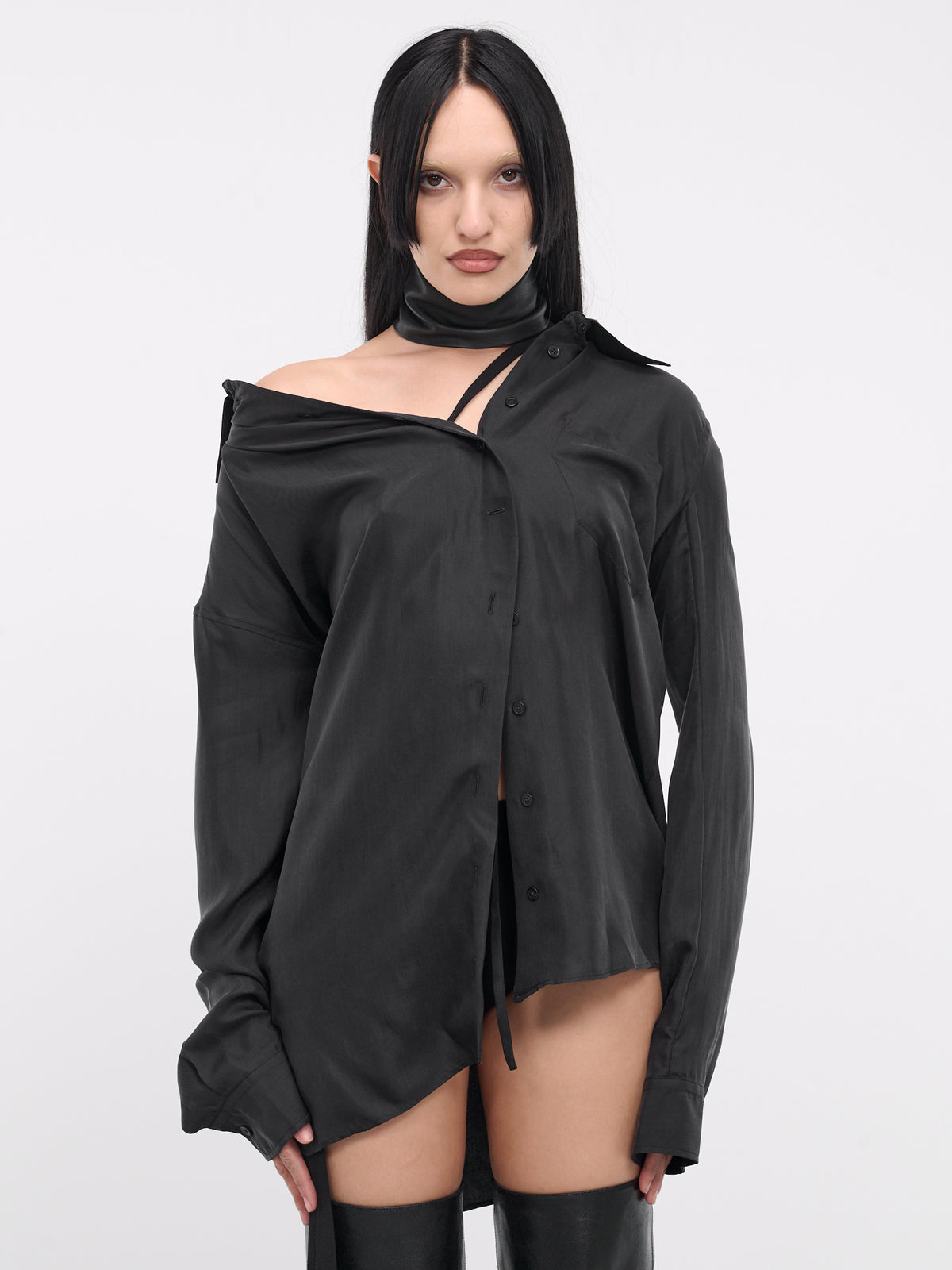 Jula Off-Shoulder Shirt (B0011913-FA417-JULA-OFF-BLACK)