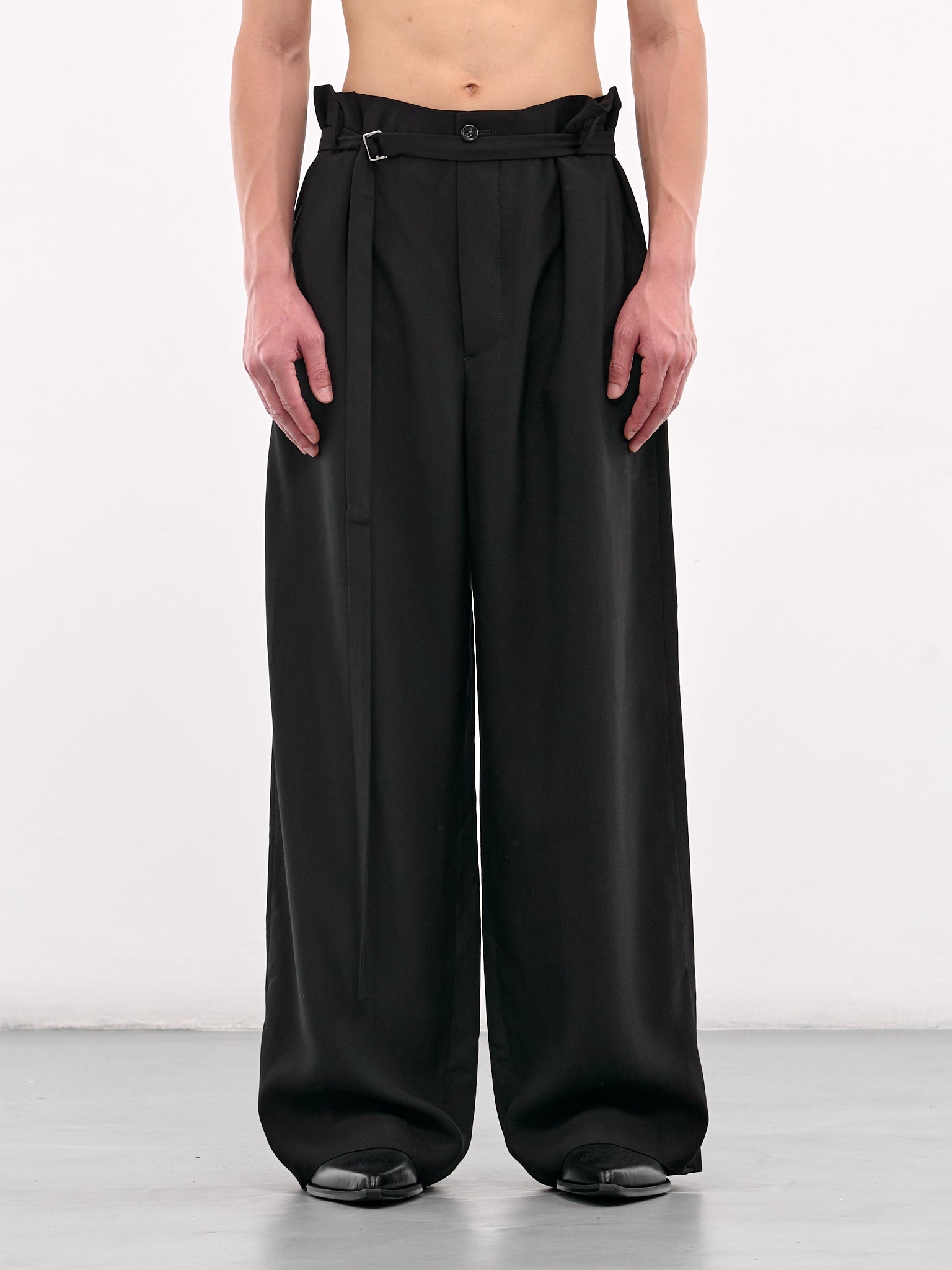 Wide Leg Trousers (B0012067-FA558-BLACK)