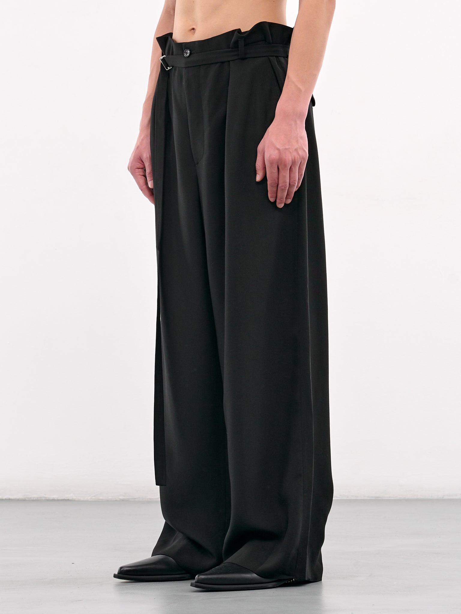 Wide Leg Trousers (B0012067-FA558-BLACK)