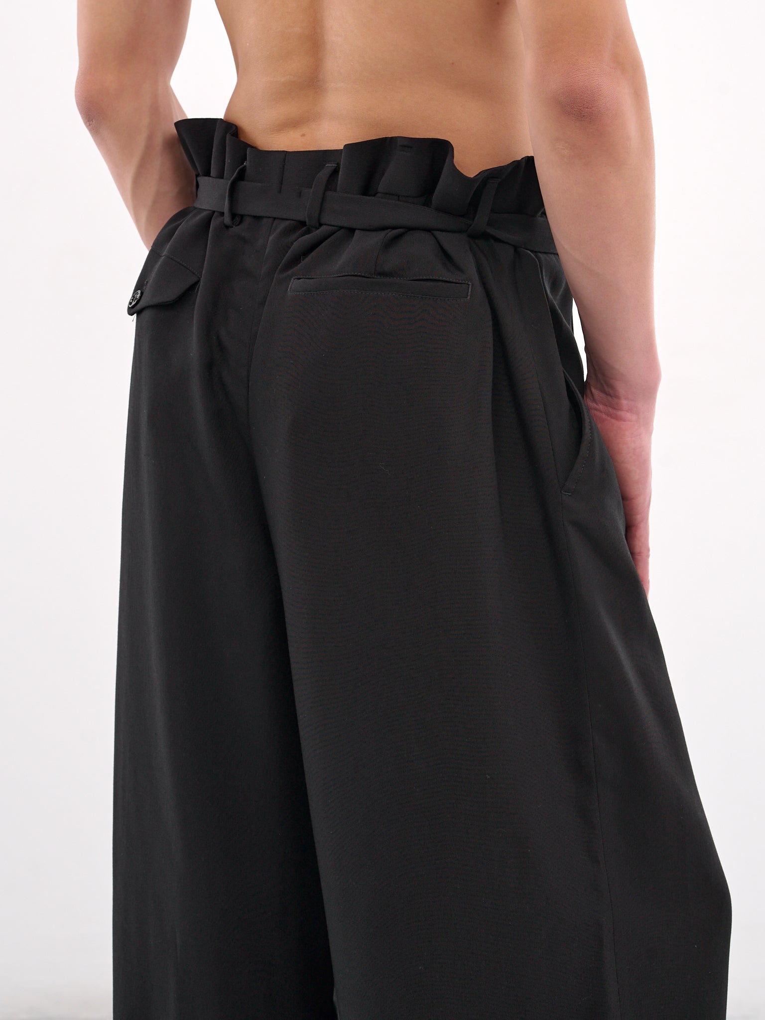 Wide Leg Trousers (B0012067-FA558-BLACK)