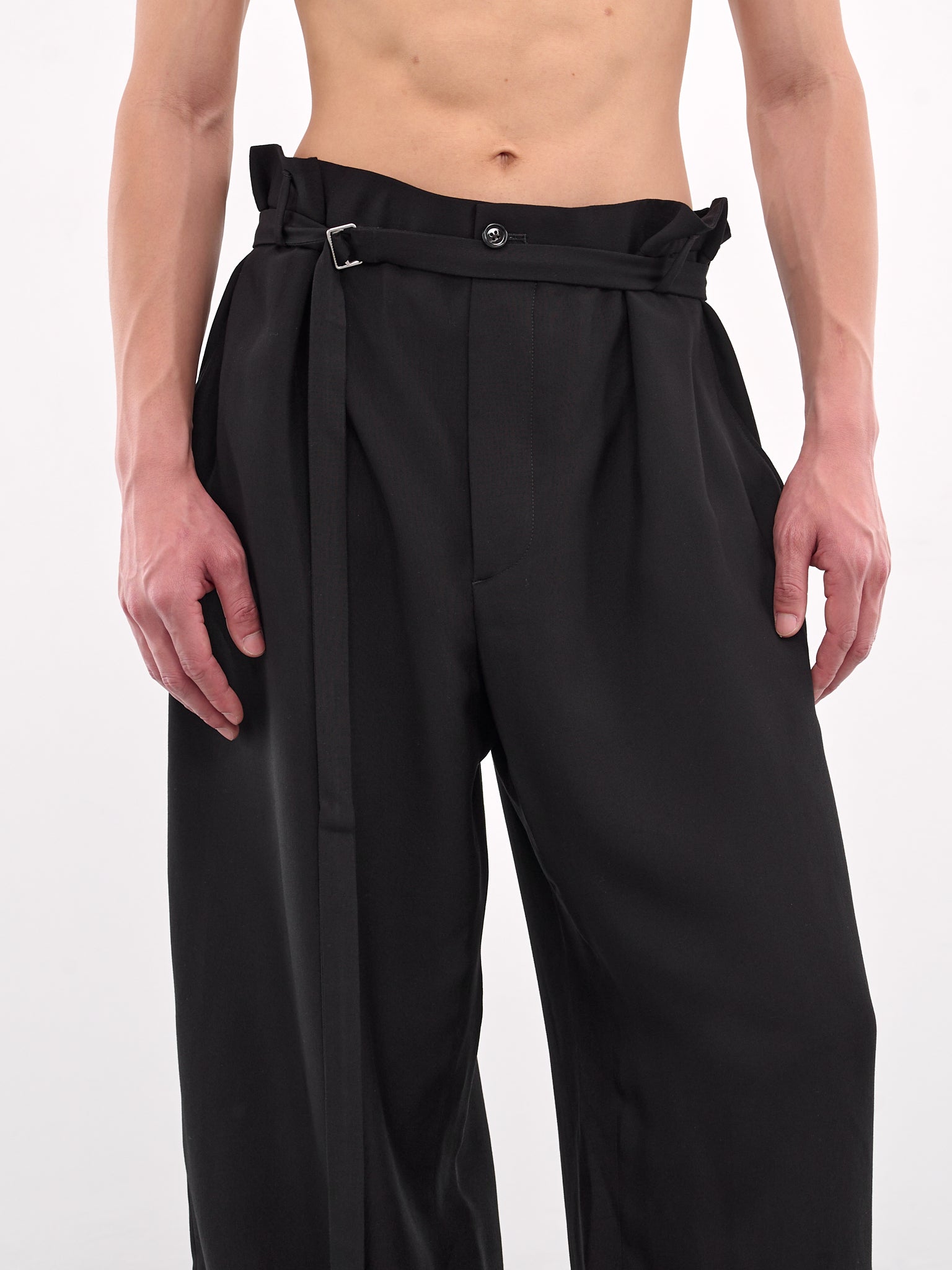 Wide Leg Trousers (B0012067-FA558-BLACK)