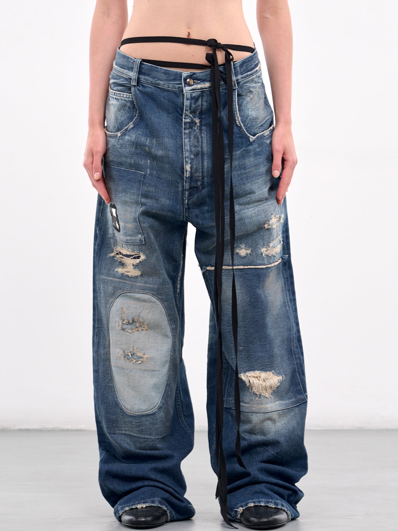 Vintage Wide Leg Jeans (B0012260-FA631-VINTAGE-BLUE)
