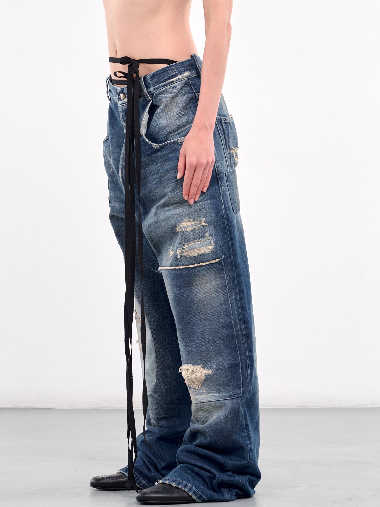Vintage Wide Leg Jeans (B0012260-FA631-VINTAGE-BLUE)