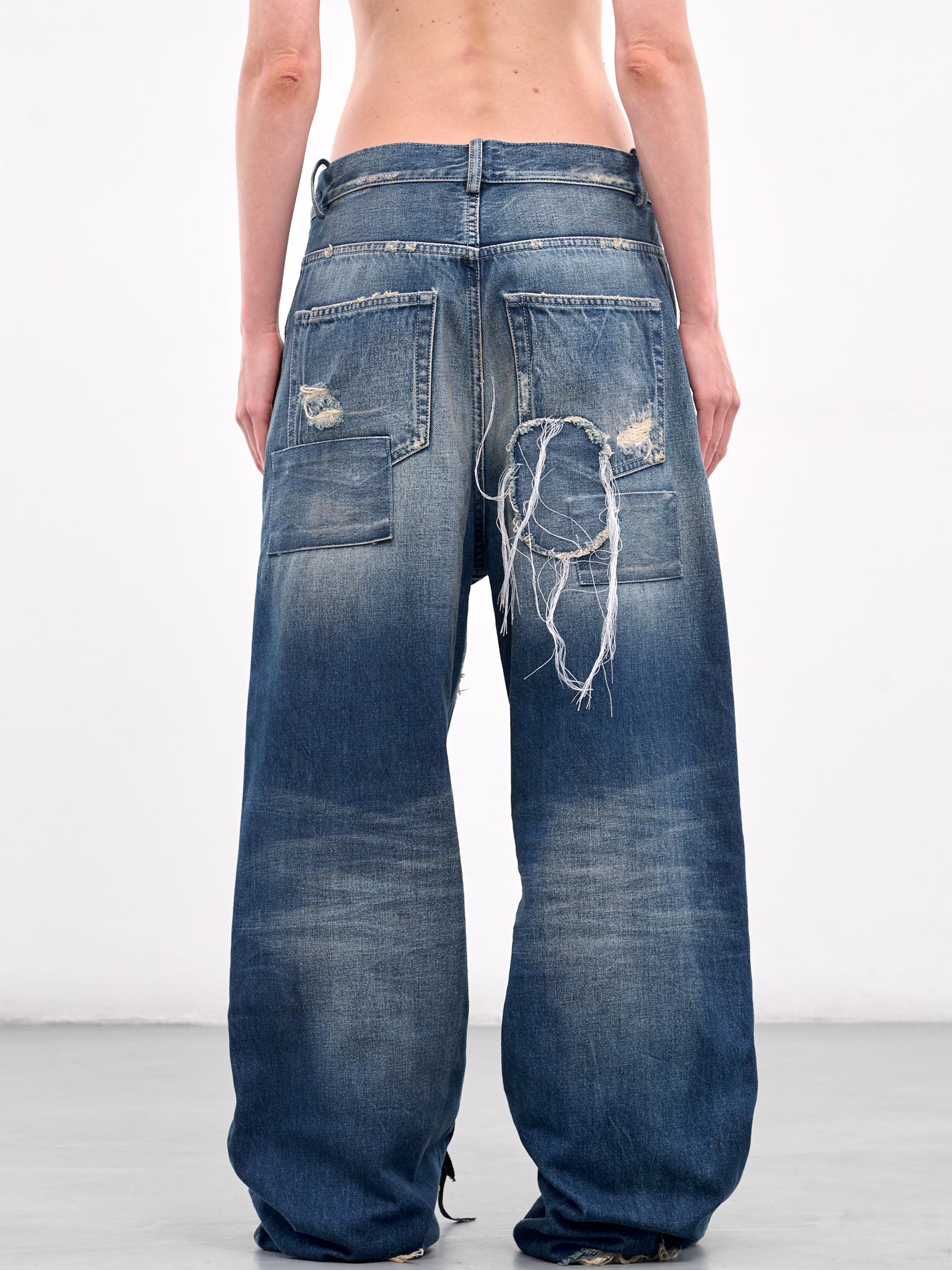 Vintage Wide Leg Jeans (B0012260-FA631-VINTAGE-BLUE)
