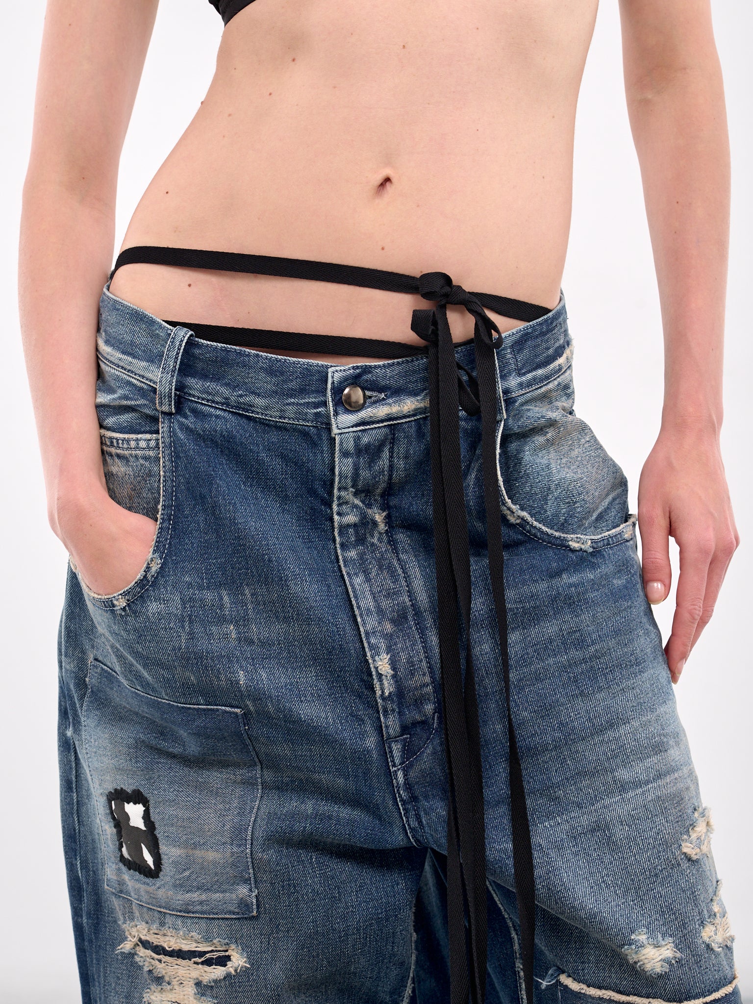 Vintage Wide Leg Jeans (B0012260-FA631-VINTAGE-BLUE)