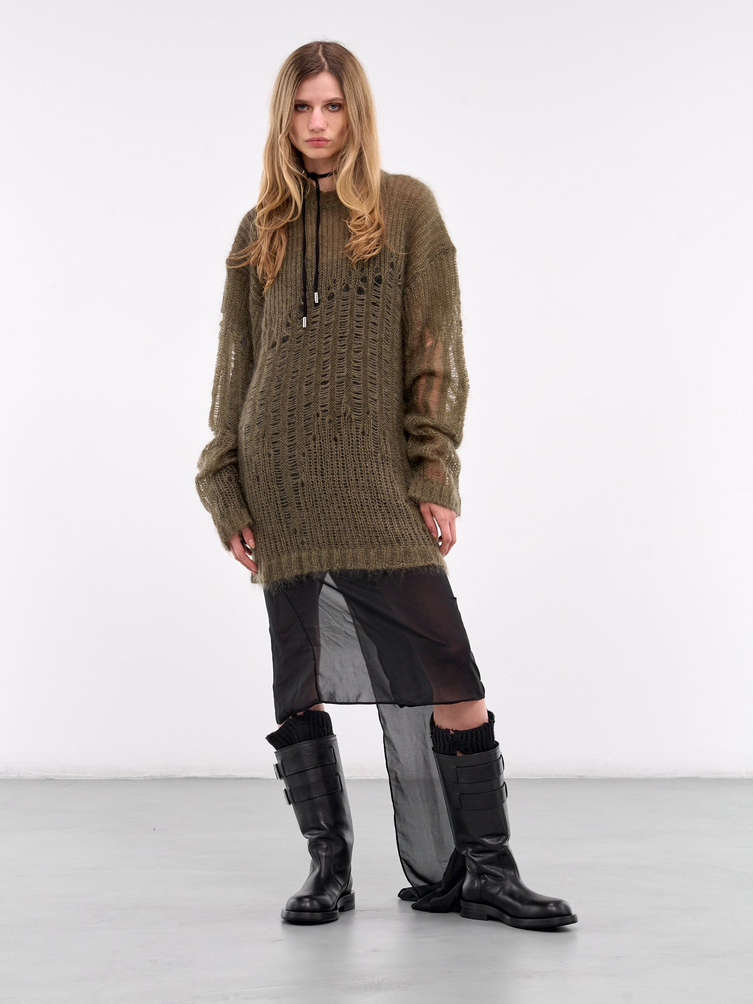 Rigmor Degrade Sweater (B0012286-KN044-LODEN-GREEN) Rigmor Degrade Sweater (B0012286-KN044-LODEN-GREEN)