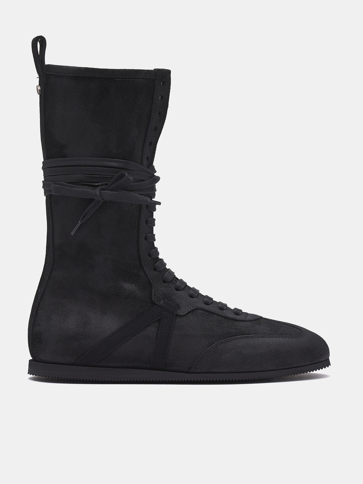 Fides High-Top Boxing Sneakers (B0012568-LT147-BLACK)