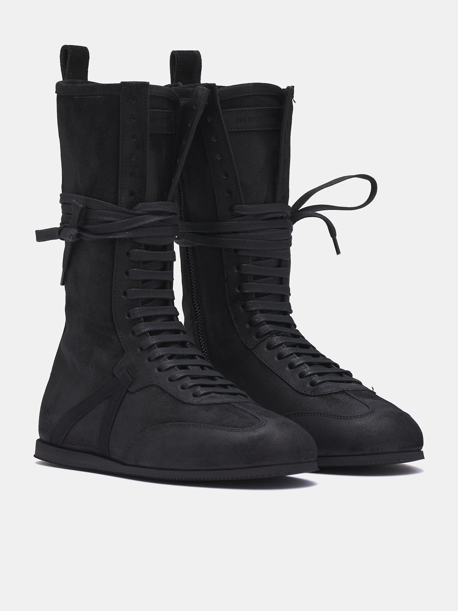 Fides High-Top Boxing Sneakers (B0012568-LT147-BLACK)
