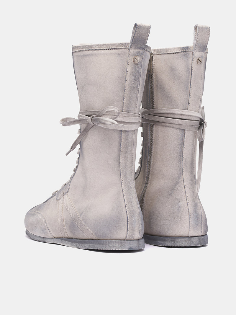 Fides High-Top Boxing Sneakers (B0012568-LT147-CHALK)