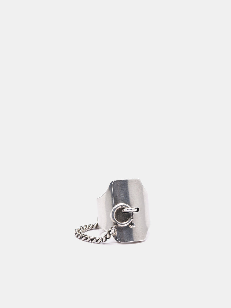 Martine Lock Ring (B0012699-JW020-ANTIQUE-SILVER)