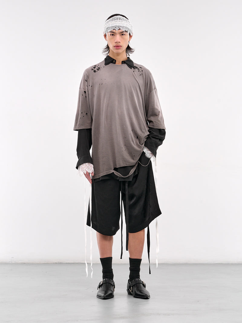 ANN DEMEULEMEESTER 2012AW ブルージャケット XS ANN DEMEULEMEESTER 2012AW ブルージャケット XS