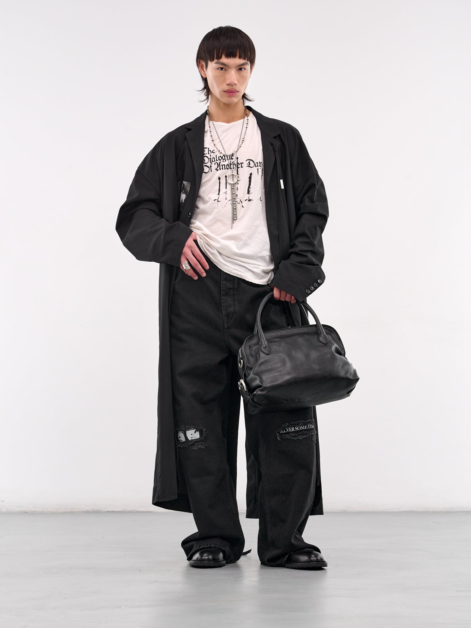 Graphic Patch Coat (B0012745-FA431-BLACK)