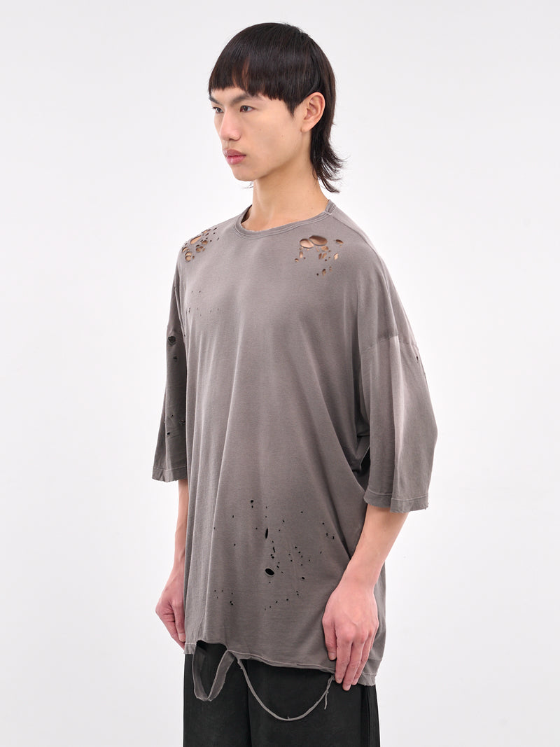 Dieter Distressed Tee (B0012881-FA638-CLOUDY-GREY)
