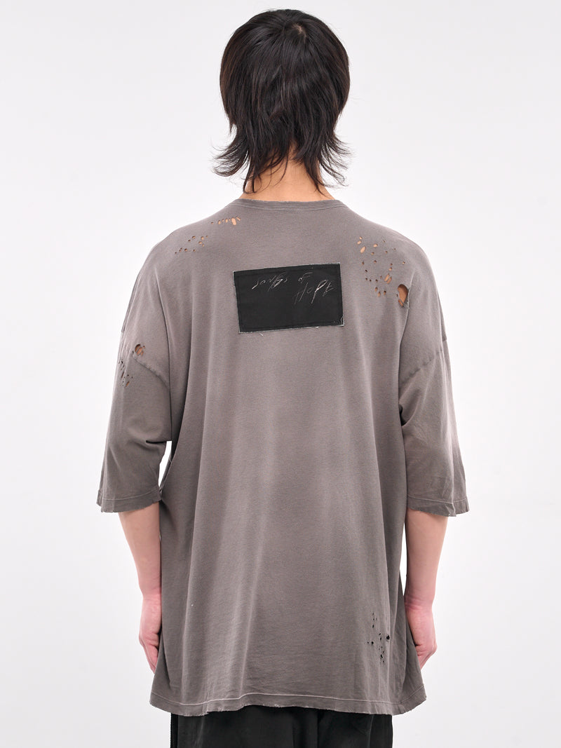 Dieter Distressed Tee (B0012881-FA638-CLOUDY-GREY)