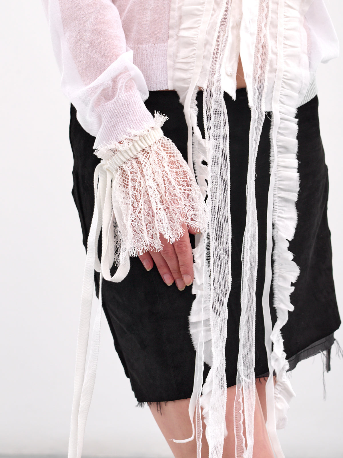 Kepu Lace Cuffs (B0012902-RB042-NATURAL-WHITE)