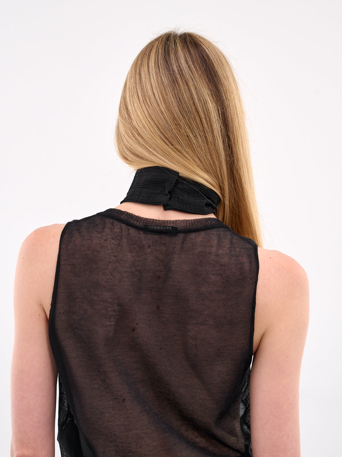 Britten Lace Ruffle Collar (B0012891-FA617-BLACK)