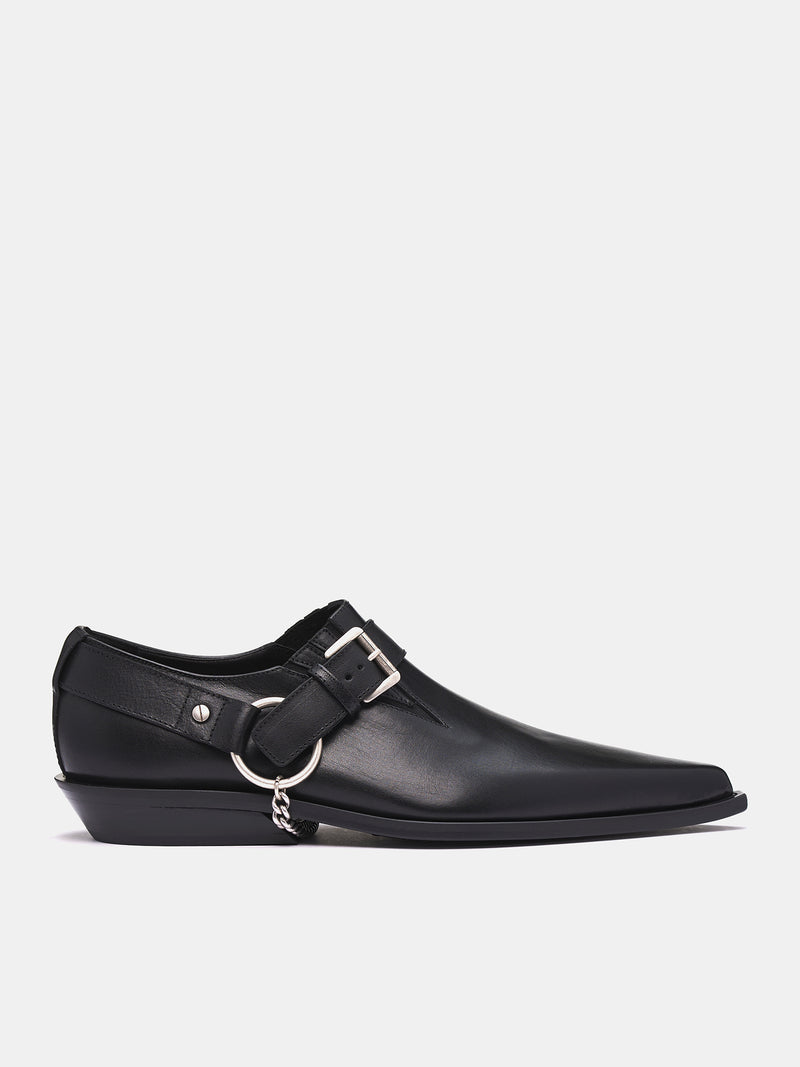 Danby Pointy Cowboy Boots (B0012914-LT164-BLACK)