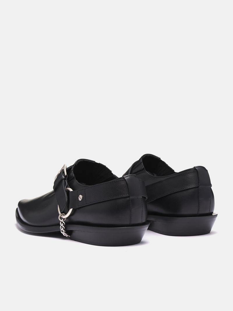 Danby Pointy Cowboy Boots (B0012914-LT164-BLACK)