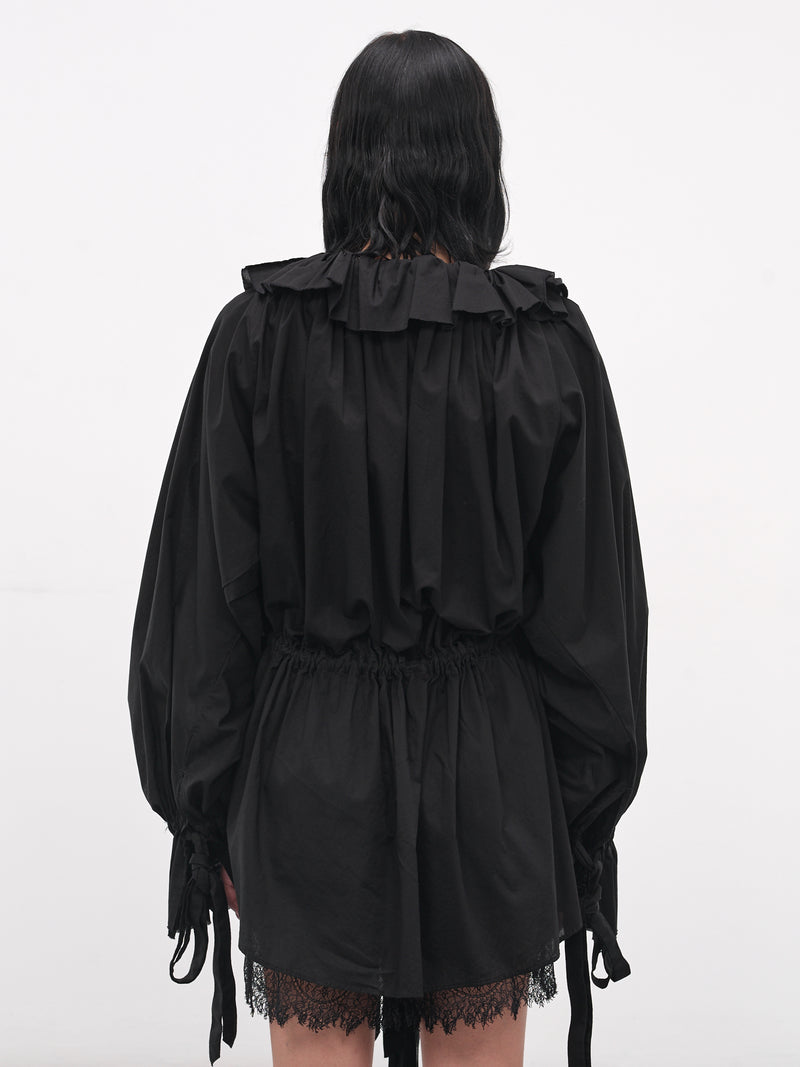 ANN DEMEULEMEESTER ノースリーブフード付きカーディガン XS ANN