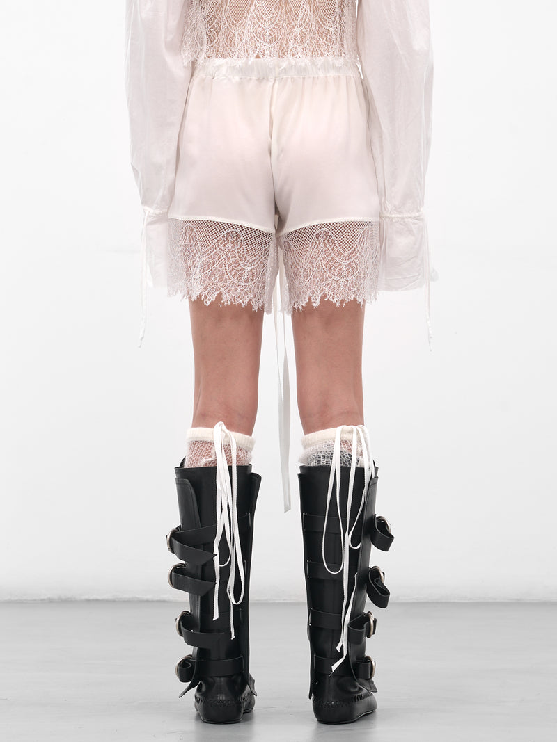 White Vere Silk Micro Boxers (B0013629-FA634-NATURAL-WHITE)