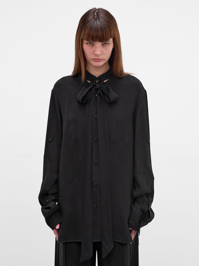 Dien Black Foulard Dot Shirt (B0013768-FA713-BLACK)