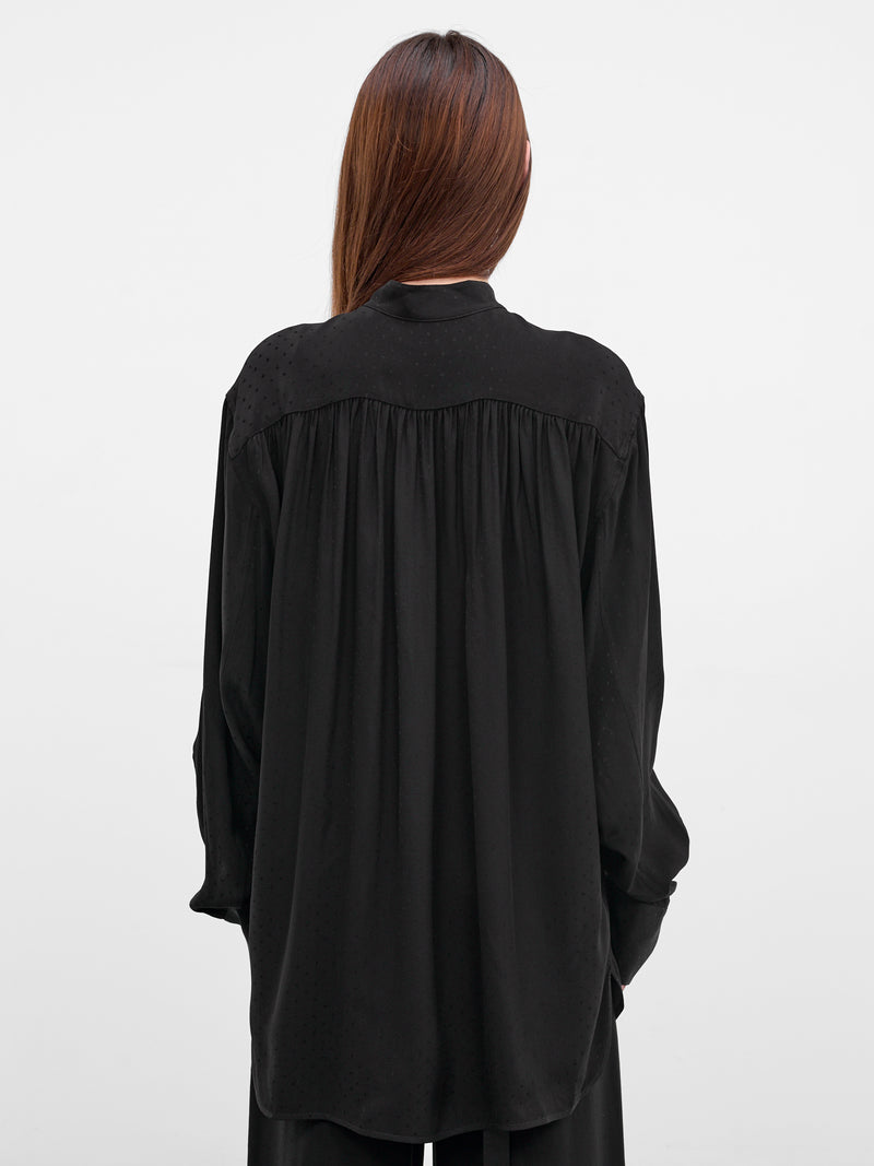 Dien Black Foulard Dot Shirt (B0013768-FA713-BLACK)