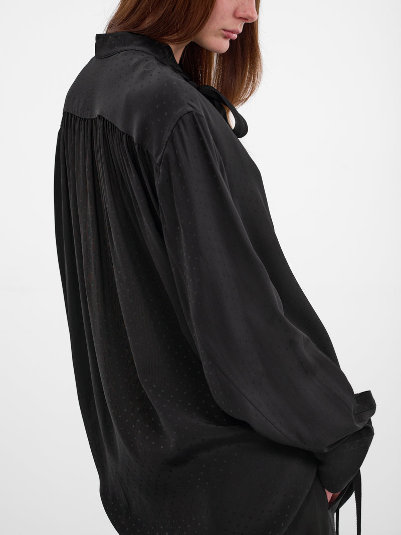 Dien Black Foulard Dot Shirt (B0013768-FA713-BLACK)