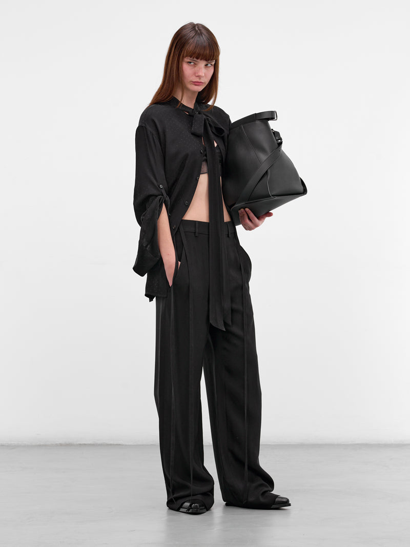 Dien Black Foulard Dot Shirt (B0013768-FA713-BLACK)