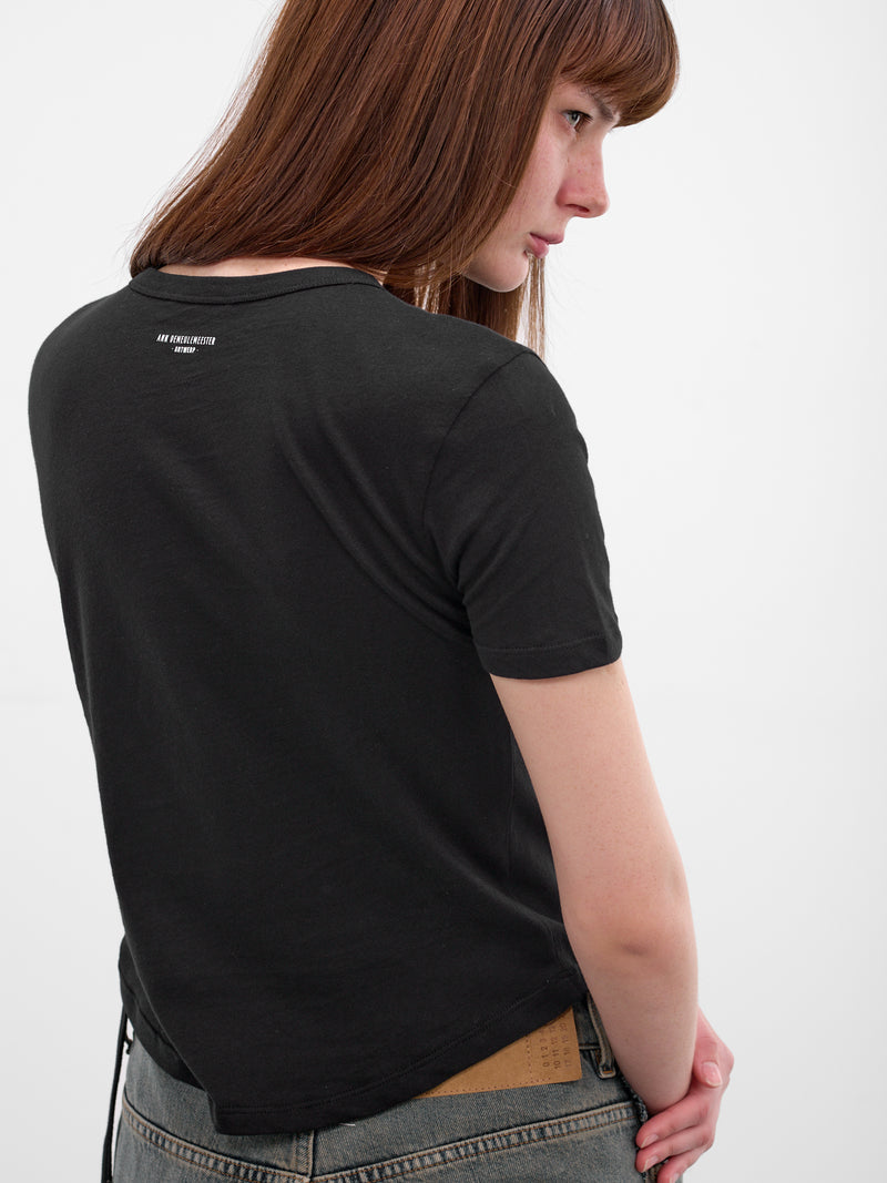 Floor Black 'Hollow Sound' Tee (B0013840-FA206-BLACK)