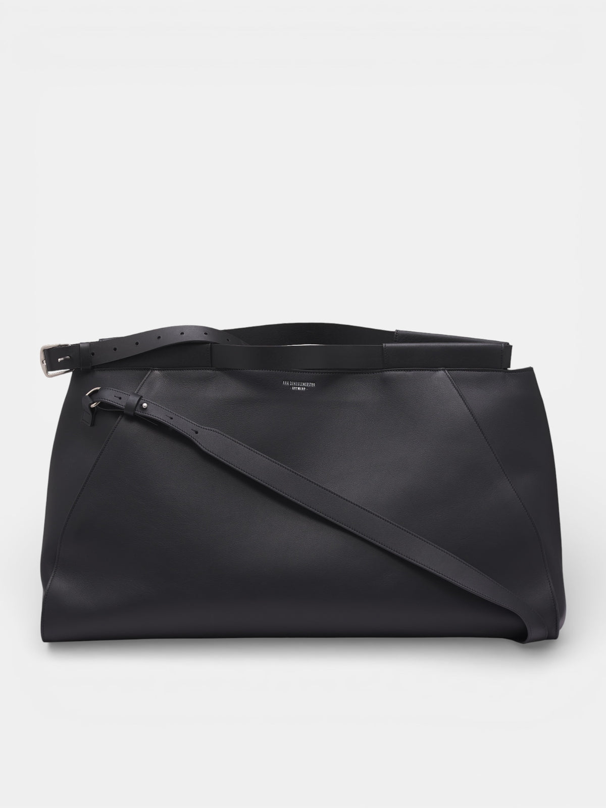 Sylvia Black Leather Bag (B0013899-LT189-BLACK)