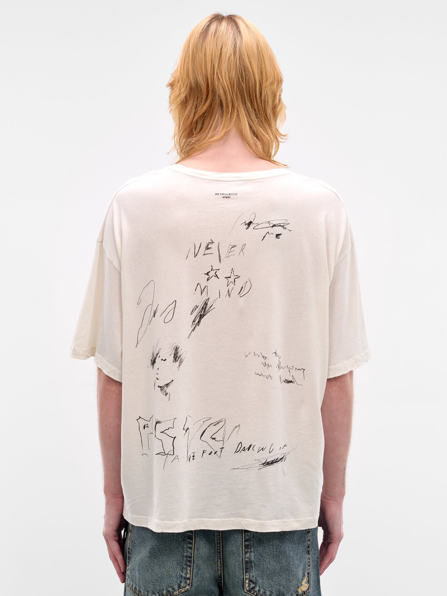 Everything is Fine Sketch Tee (B0013914-FA637-IVORY)
