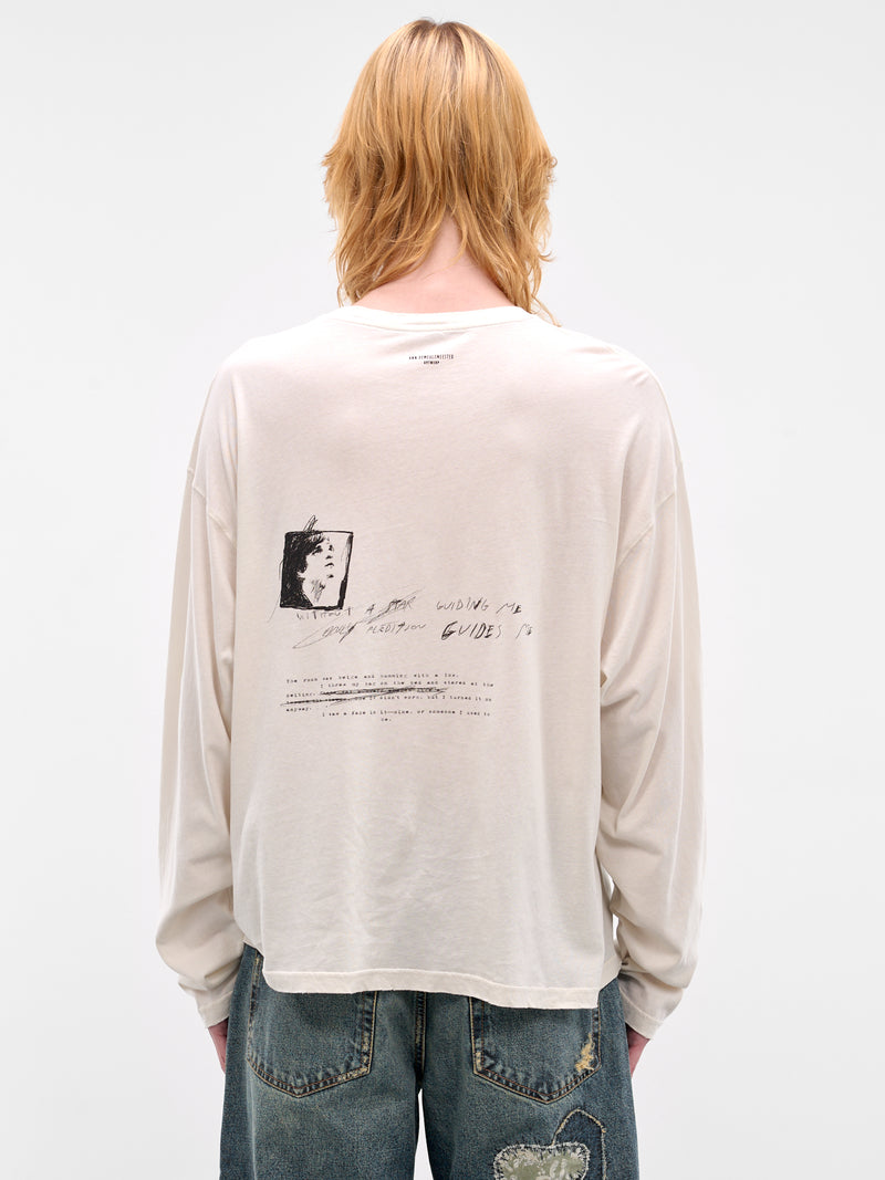 Emil Boxy Sketch Graphic Tee (B0013917-FA637-IVORY)