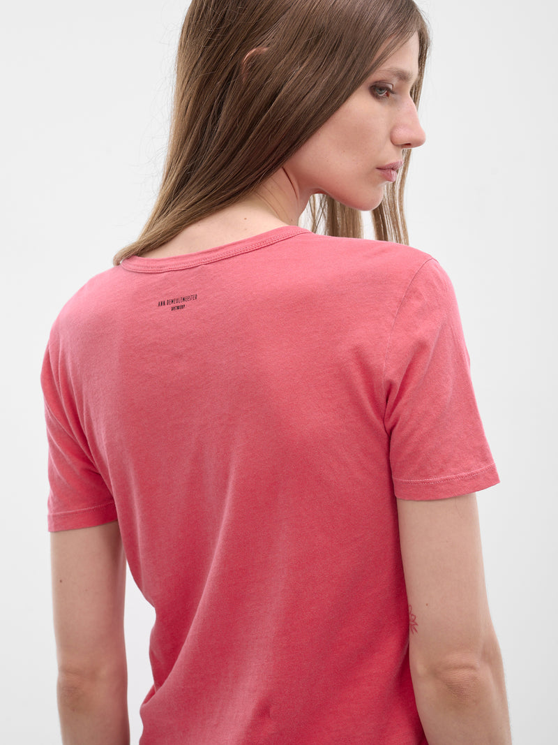 Floor Red Graphic Micro Tee (B0013924-FA740-REBEL-RED)